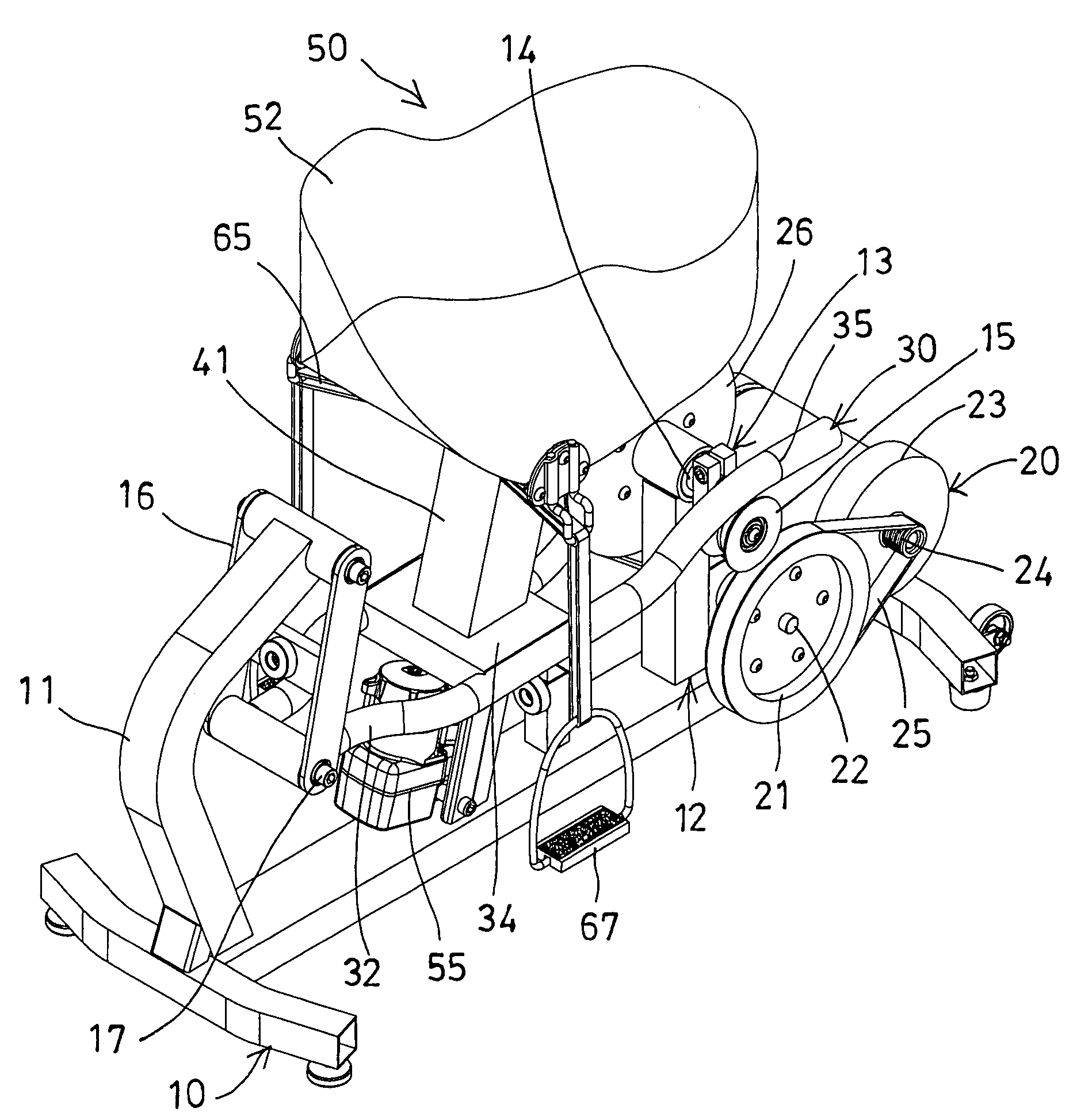 Rodeo or riding device