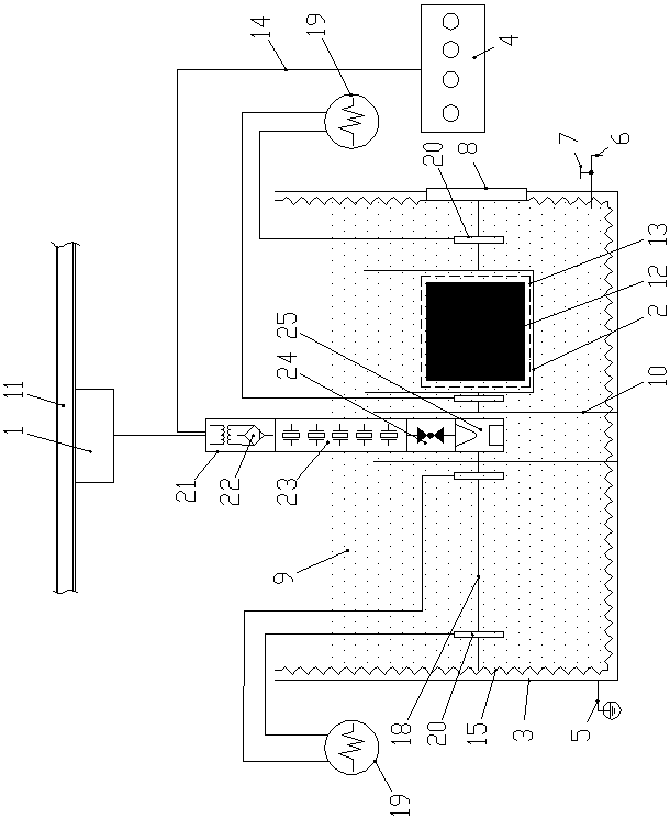 Electric pulse coal rock fracturing and permeation enhancing experimental system and experimental method under air environment