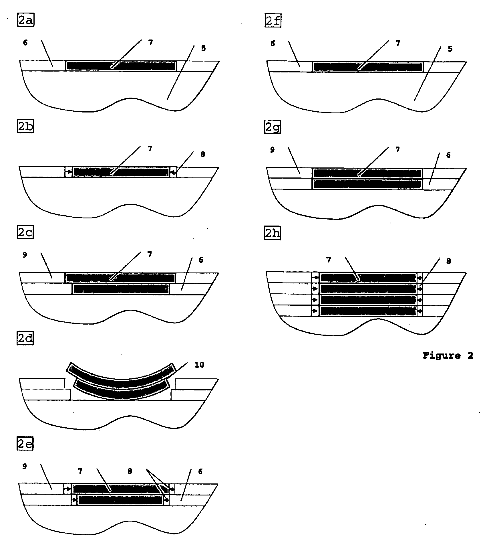 Self-hardening material and process for layerwise formation of models