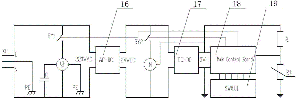 Container capable of cold accumulation