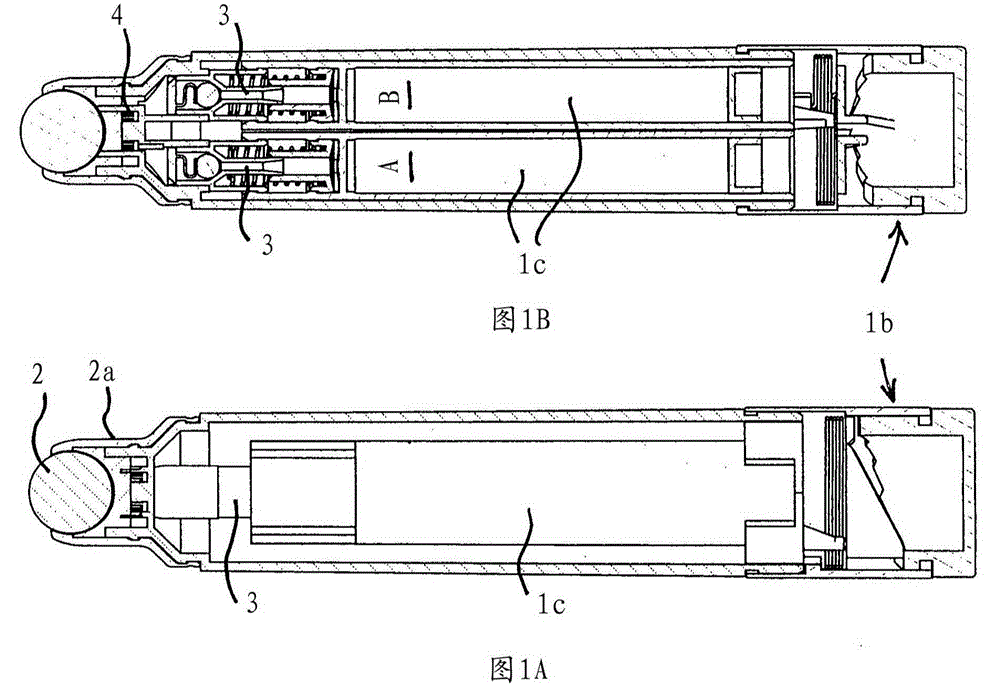 Application dispenser for at least one component