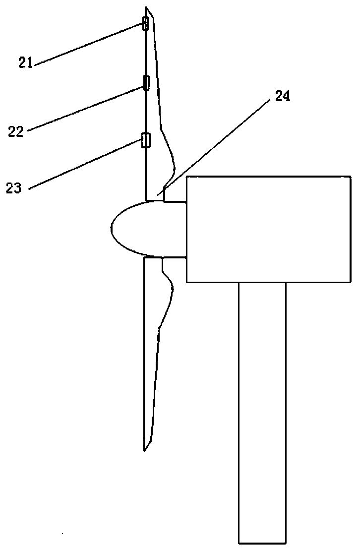 Wind turbine blade deicing method and device, blade and wind turbine