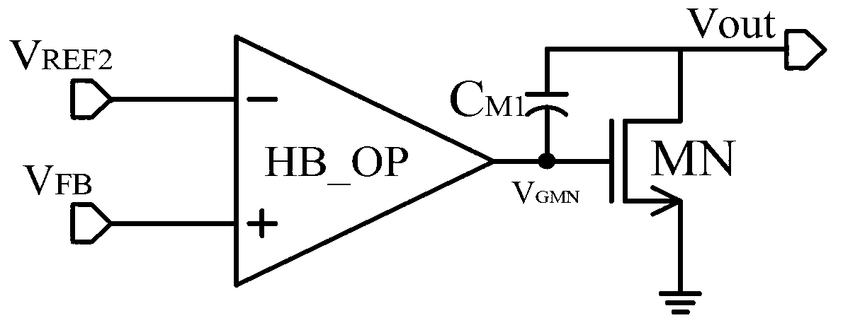 Dynamic discharge circuit and LDO integrated with same