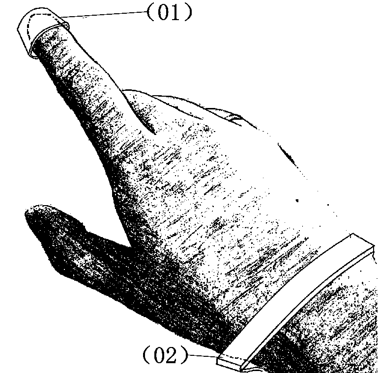 Electronic instrument and wearable type input device for same