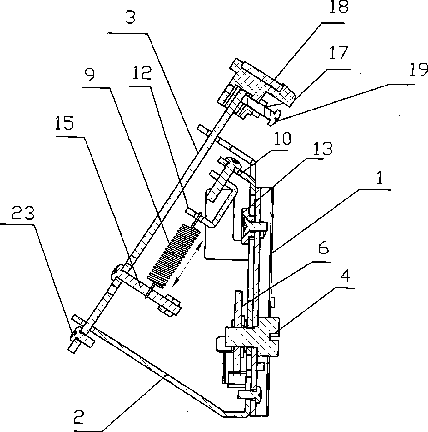 Paper pickup device of paper feeder for stenograph