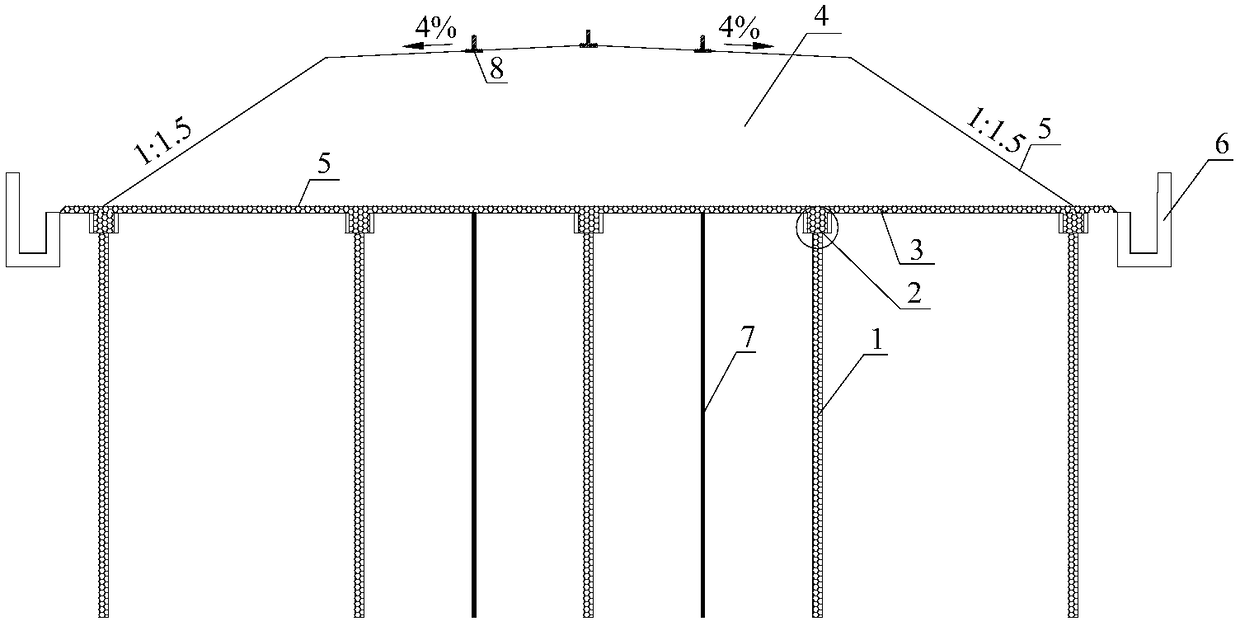 Calculation method of lifting amount of low embankment top surface of ballastless track under expansion and contraction of expansive soil foundation