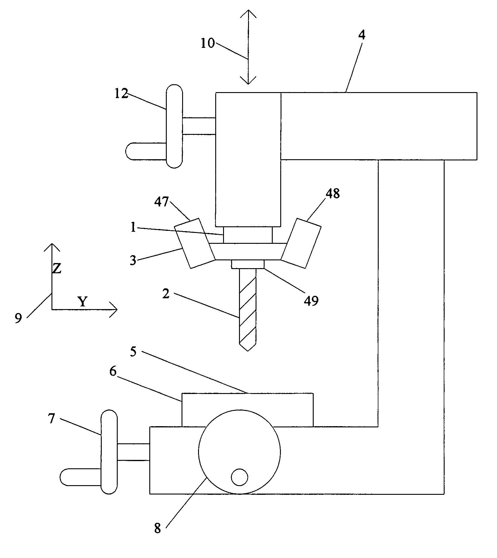 Video centerscope for machine alignment