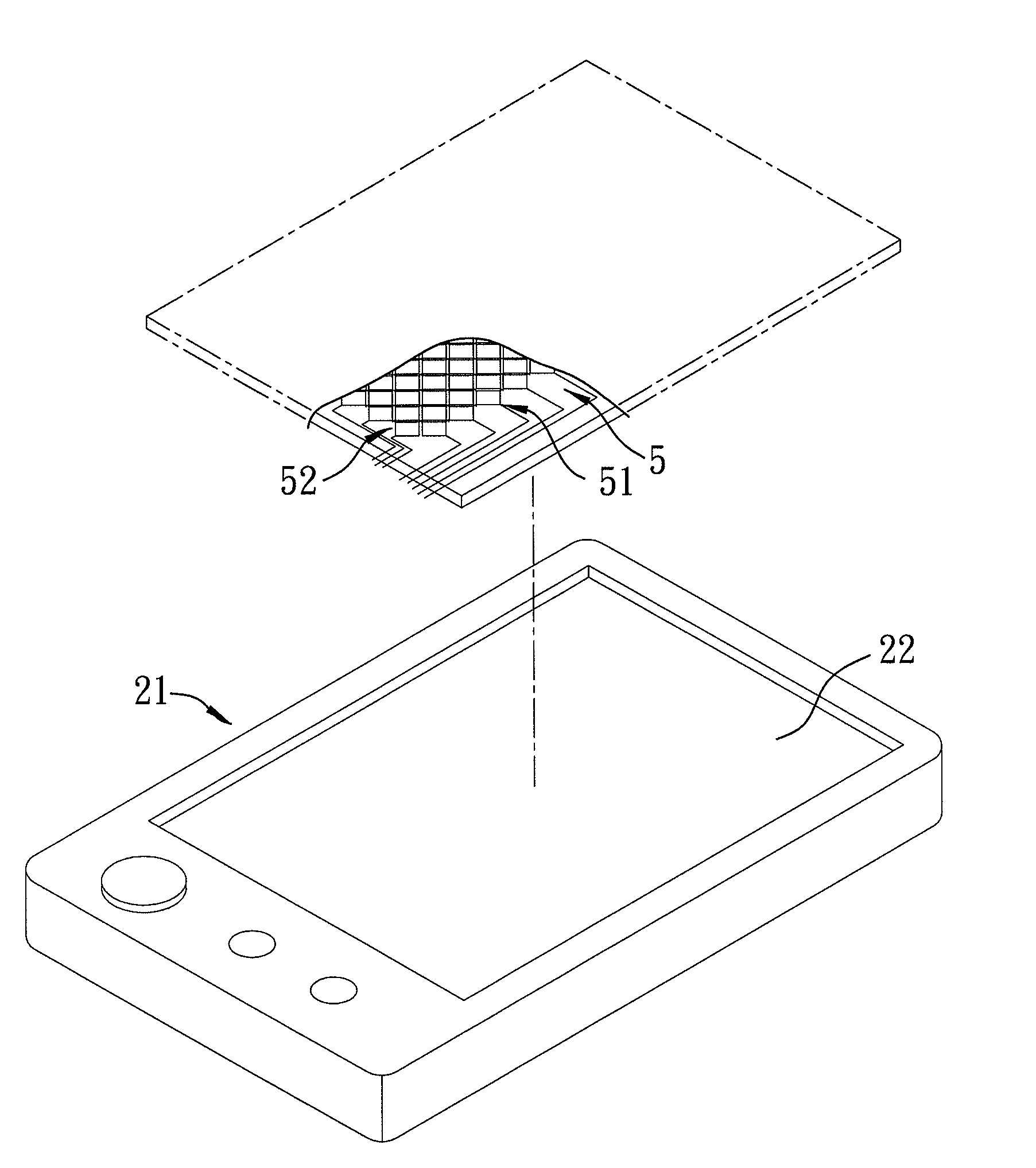 High transmittance touch panel