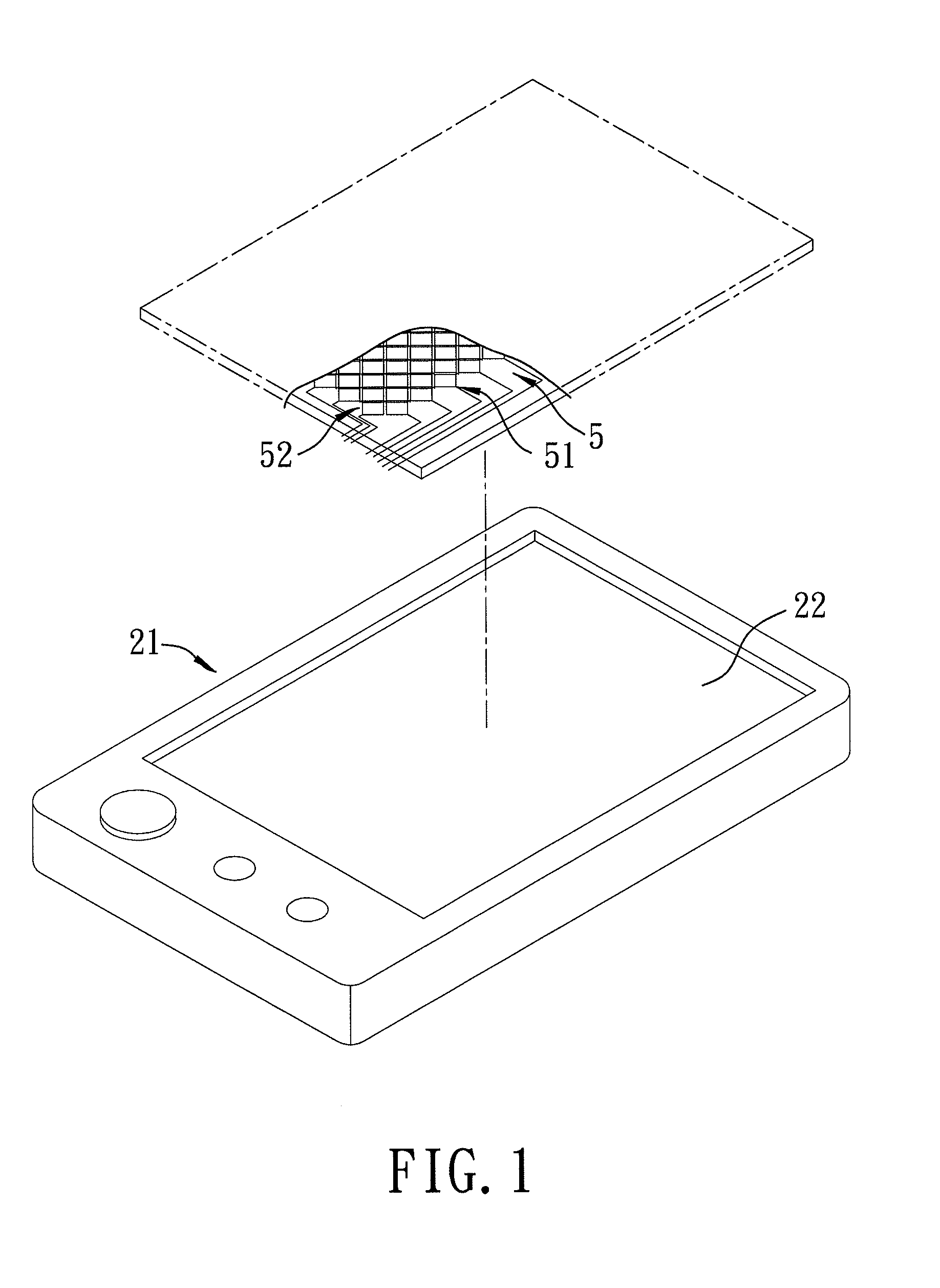 High transmittance touch panel