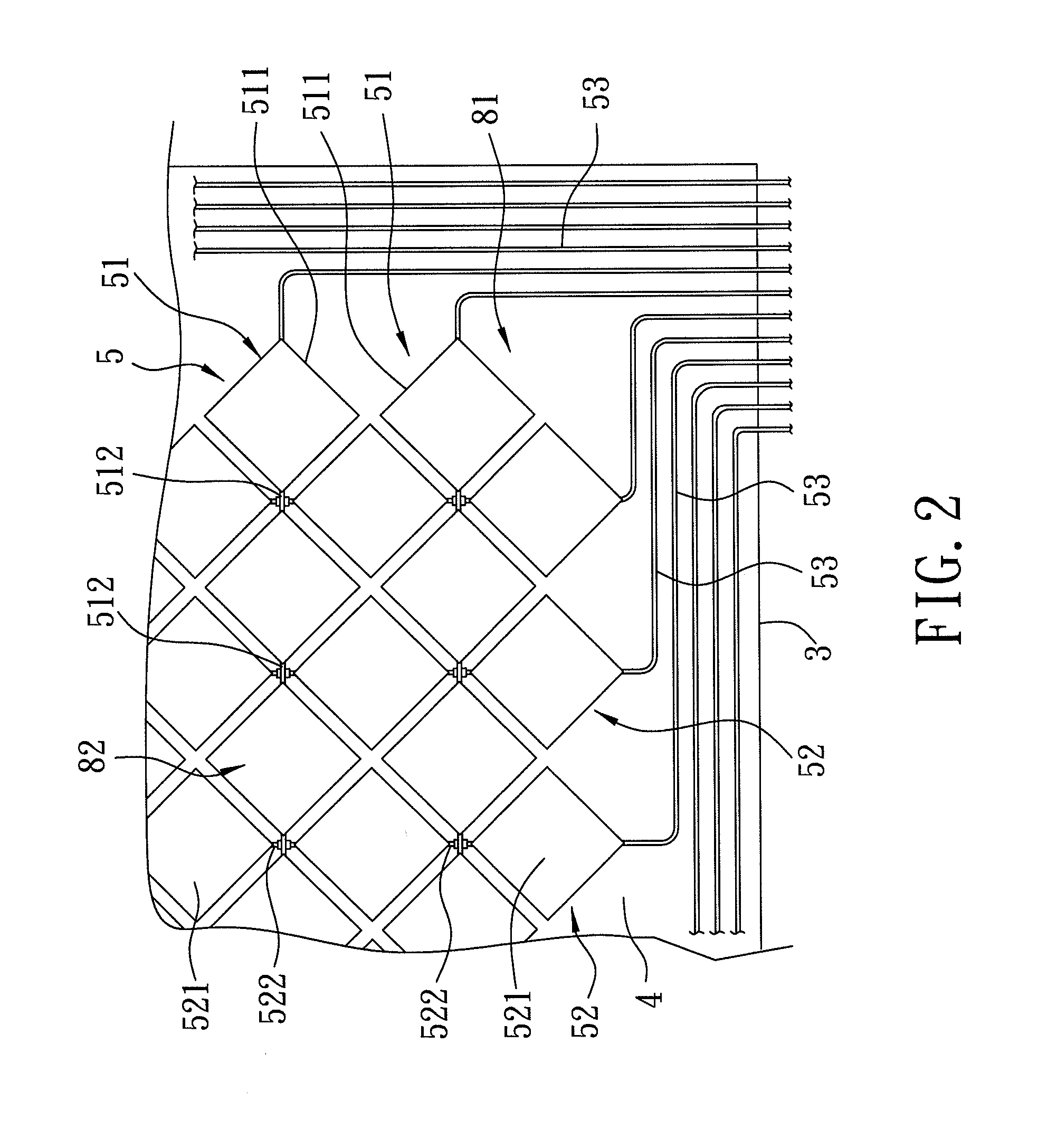 High transmittance touch panel