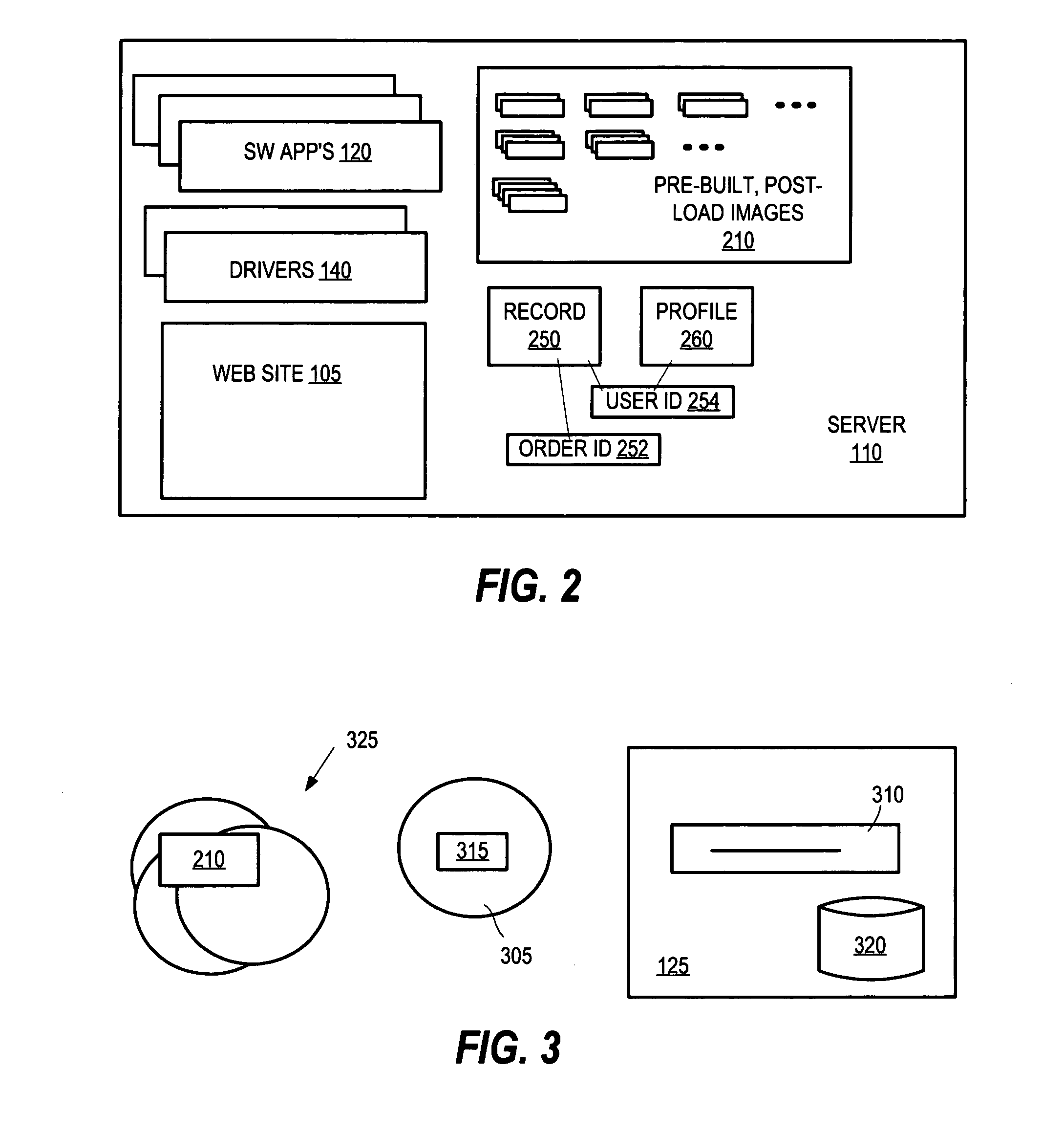 Method, apparatus and computer program product for deploying software via post-load images