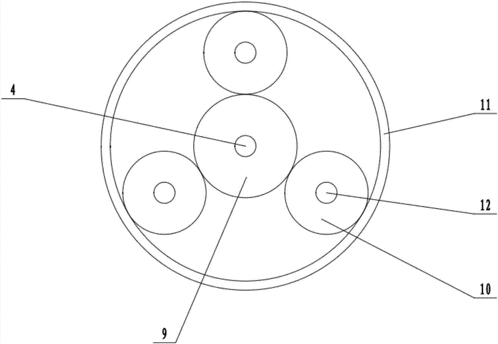 Rotational living sewage aeration mechanism