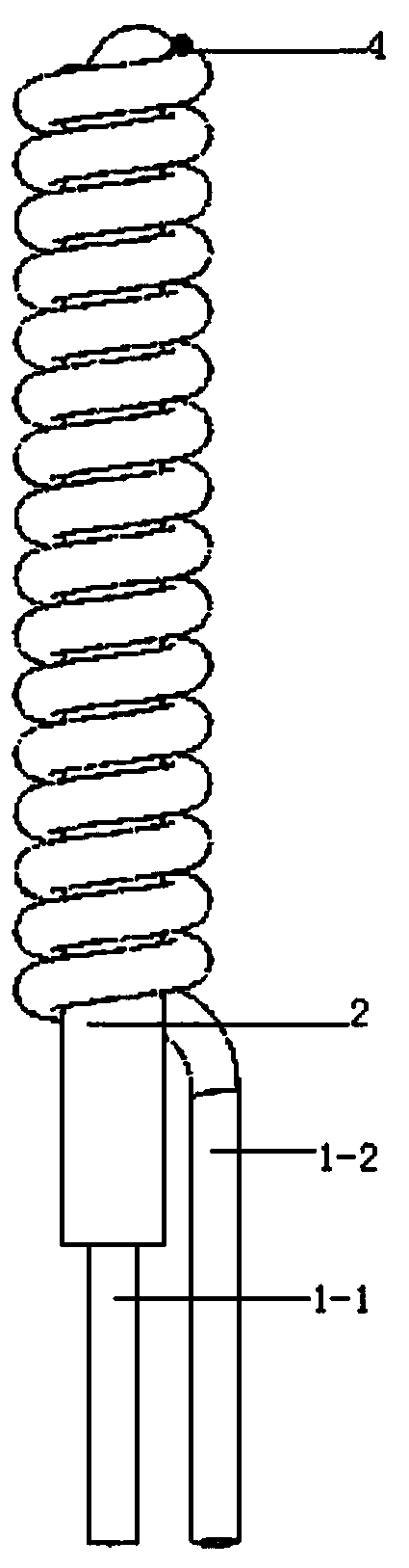 Low-temperature heat-not-burn electronic cigarette heating element and constant-temperature control device