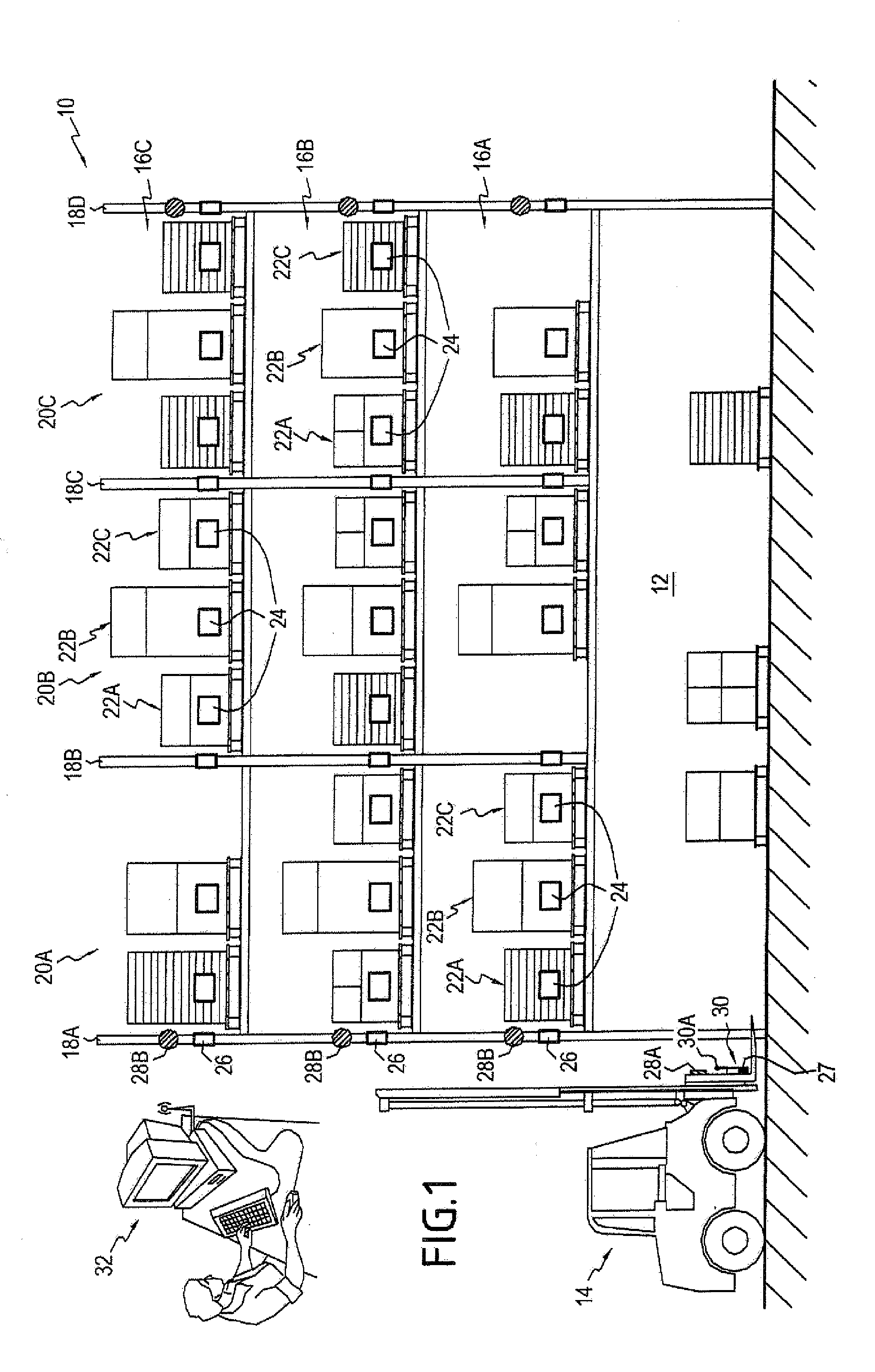 Automated system for producing location-based inventories