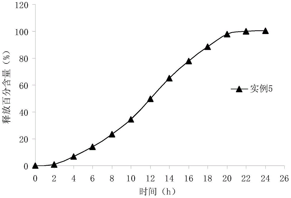 Paliperidone release rate progressive increasing preparation and preparation method thereof