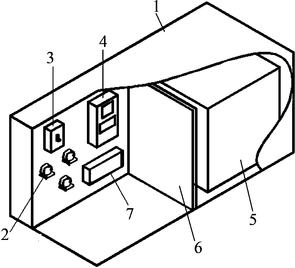 Simulated electric meter box