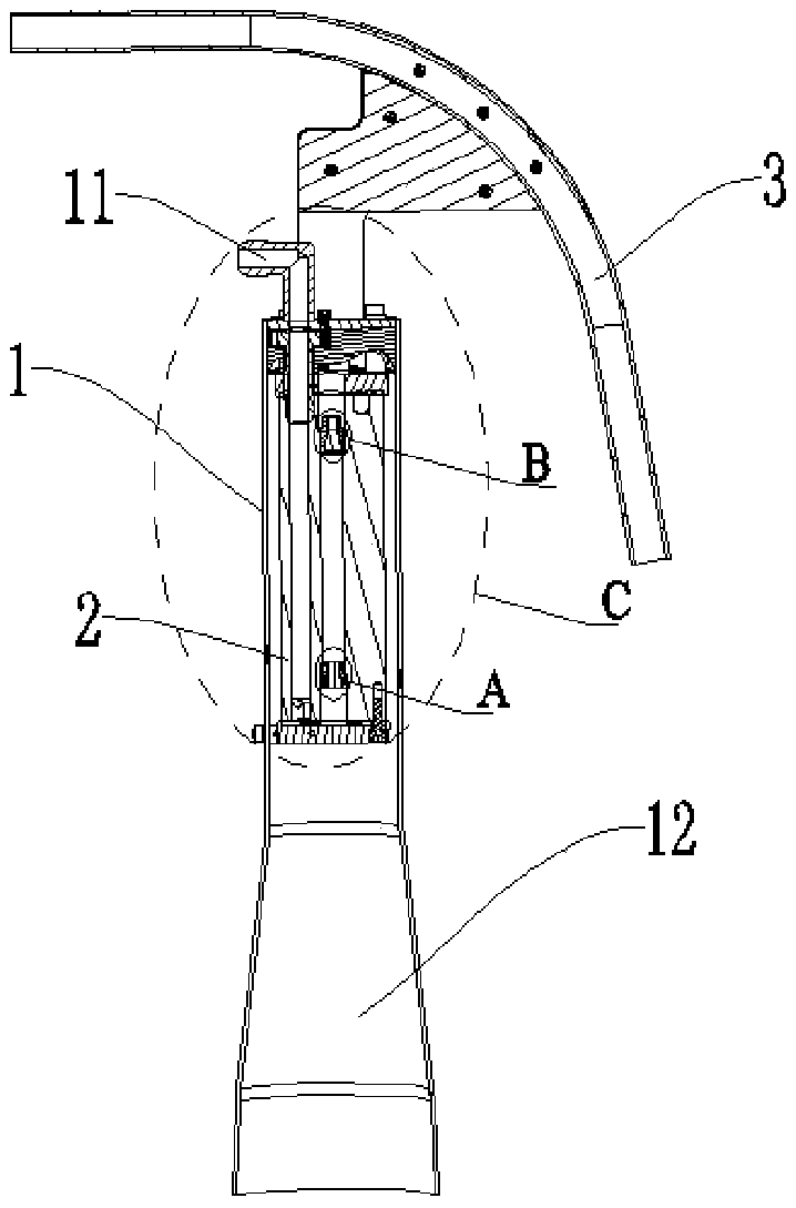 Handheld dry ice filling device