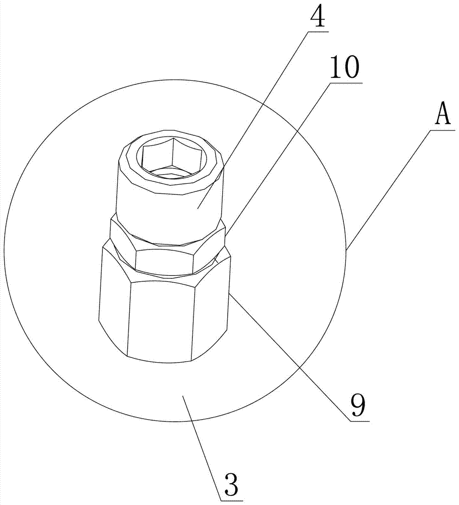 Rinsing device used in plastic film cleaning and recycling production line