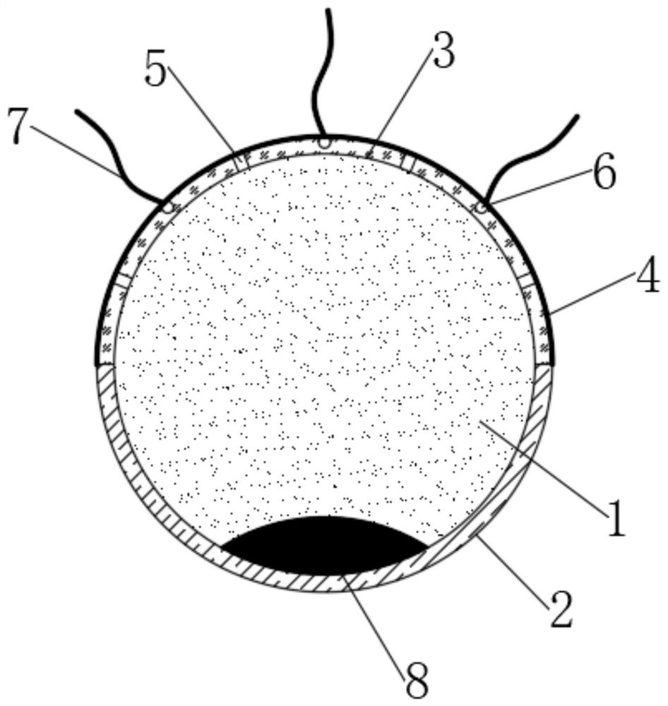 Processing method of water-dependent permeable organic fertilizer