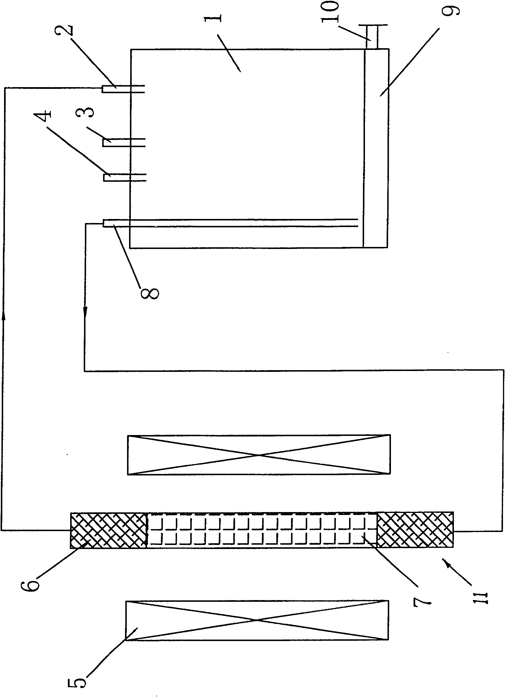 Technique for reclaiming and utilizing product gas absorbed by molecular sieve in the separation process of neon isotope