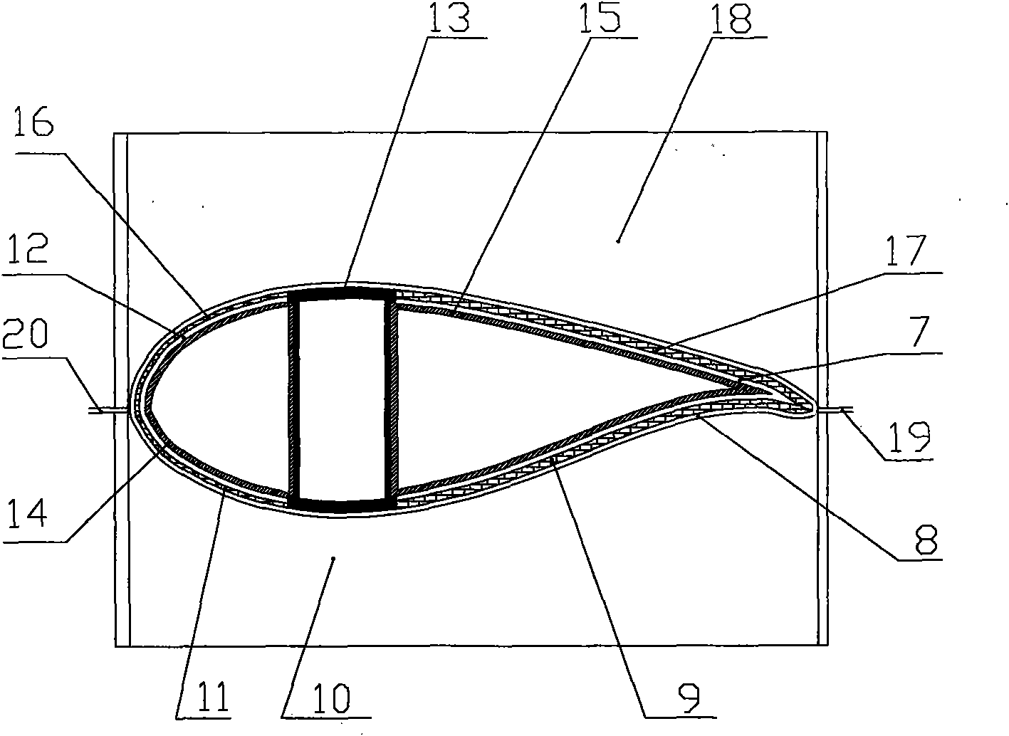 Wind generator blade and forming method thereof