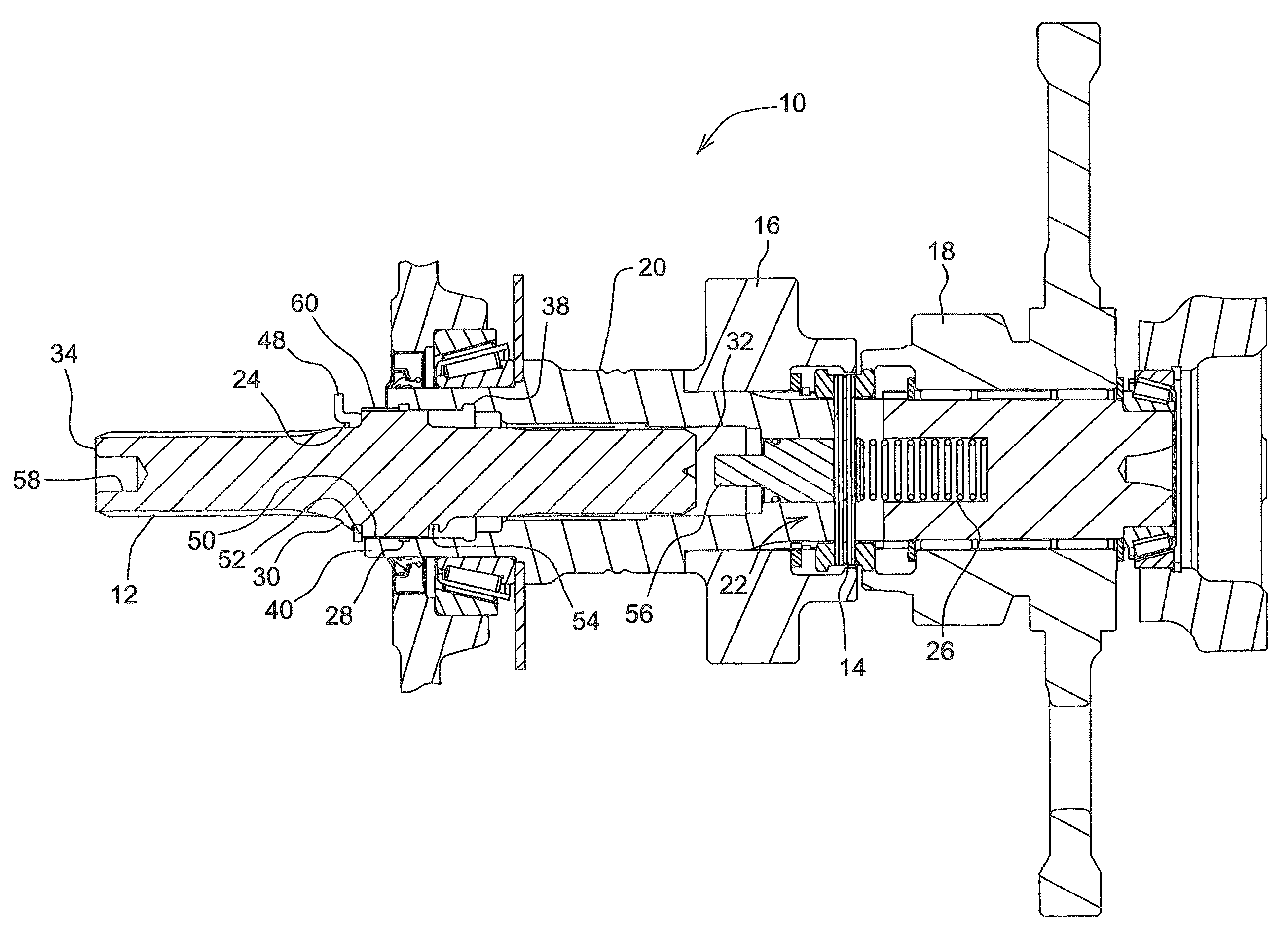 Two-speed PTO stub shaft exchange improvements