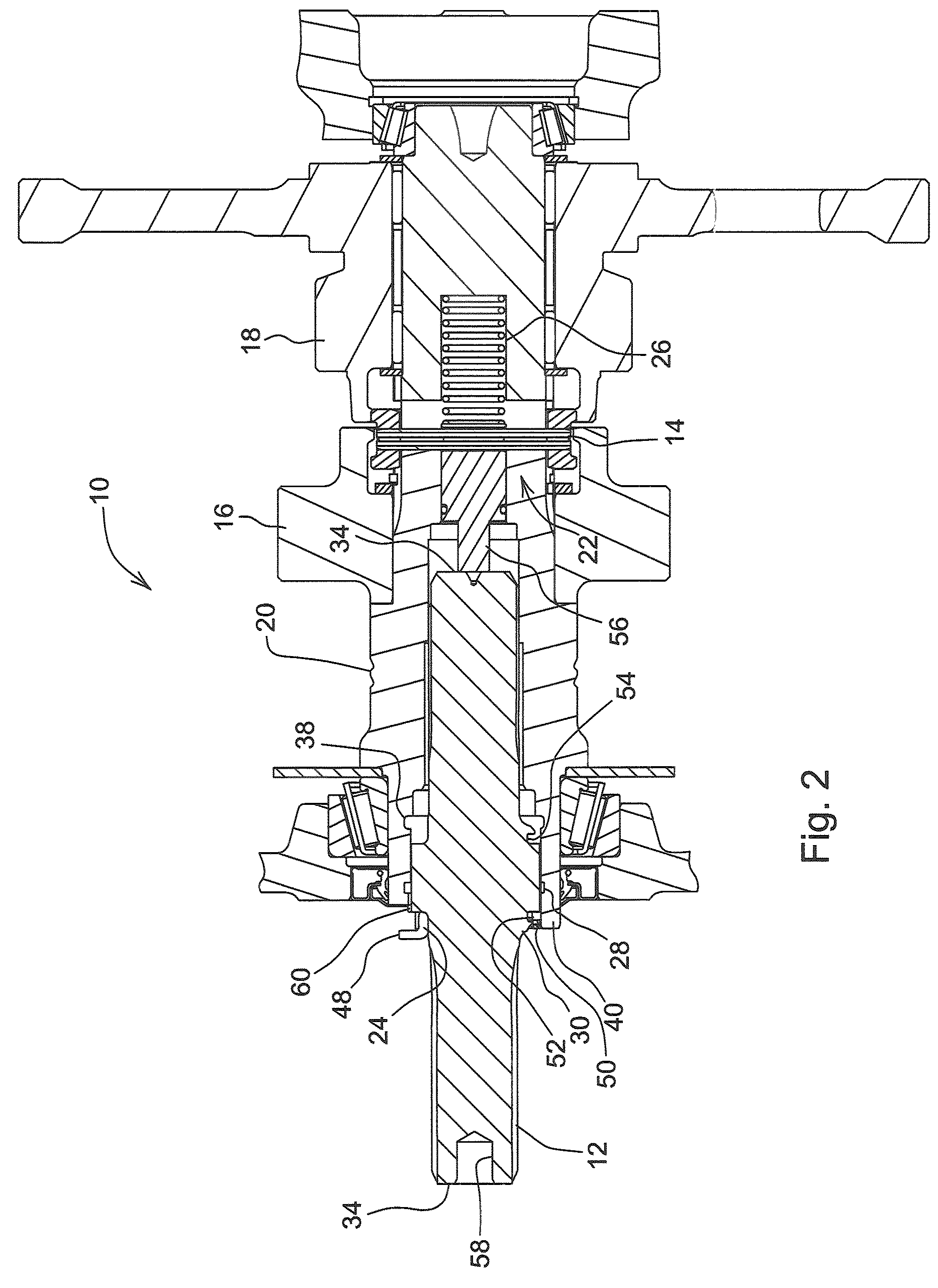 Two-speed PTO stub shaft exchange improvements