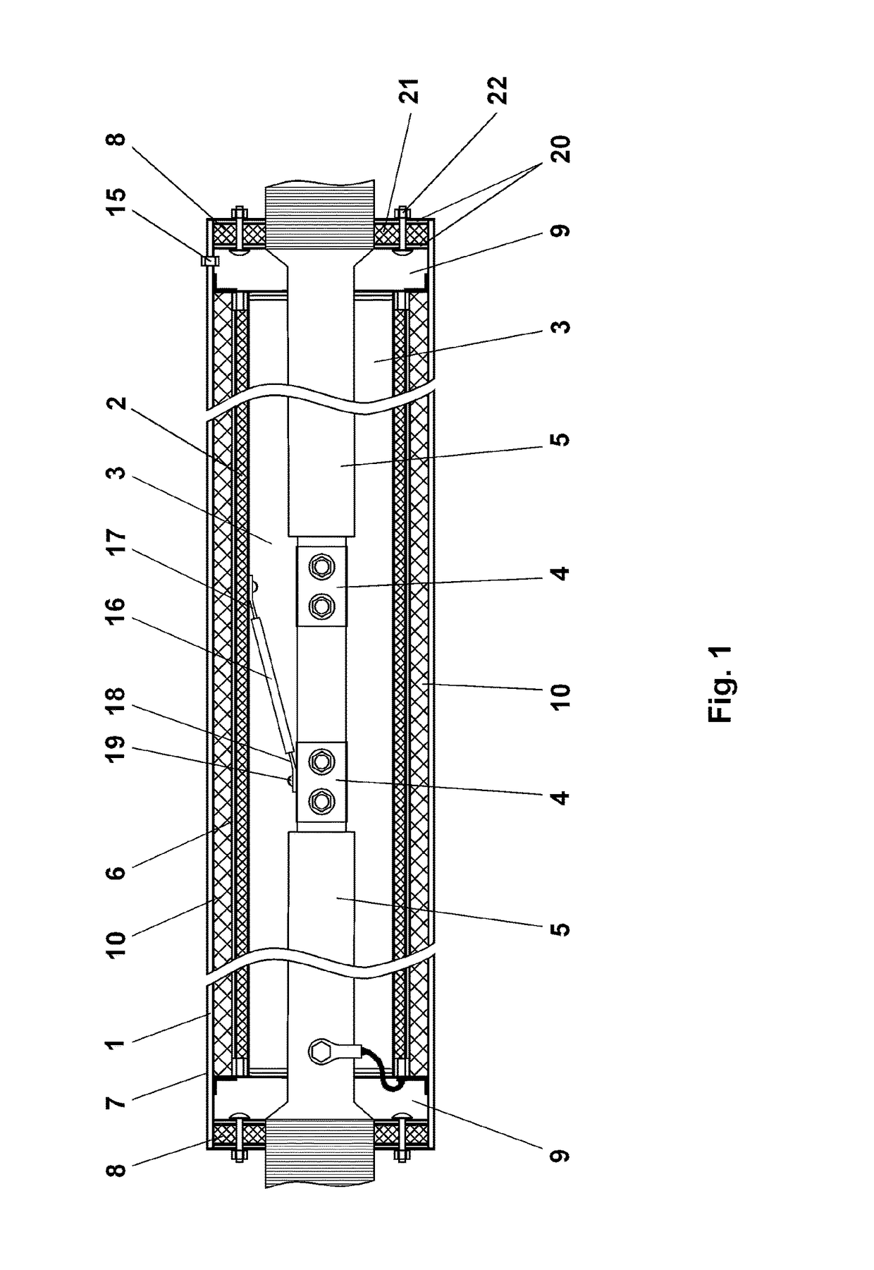 Joint sleeve for high temperature insulated bus pipes