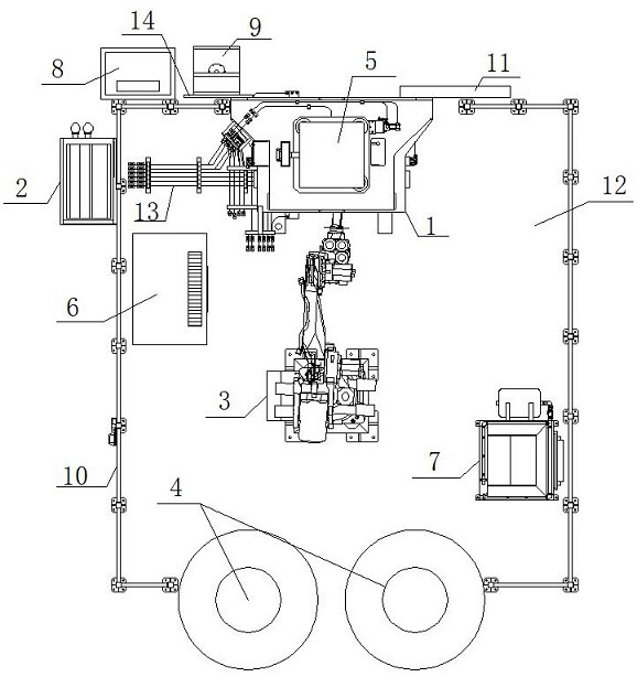 Electrostatic spraying casting forming system and using method