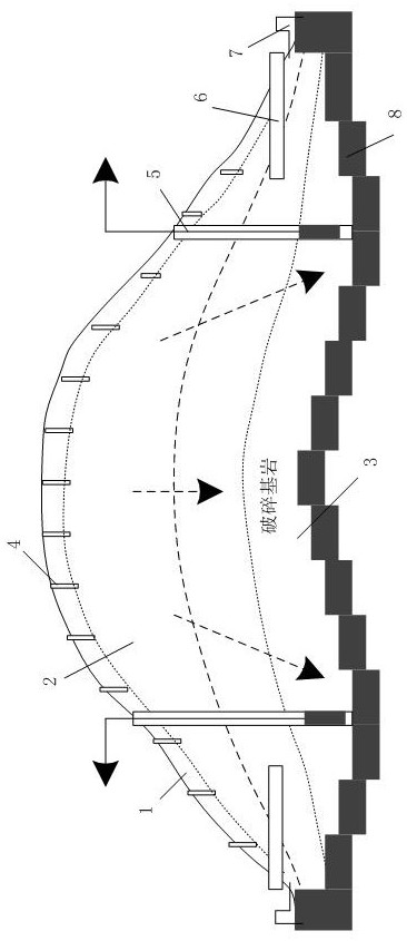 A kind of ionic rare earth anti-seepage curtain construction method