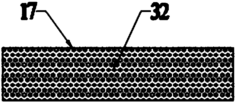 Plastic waste crushing and drying device