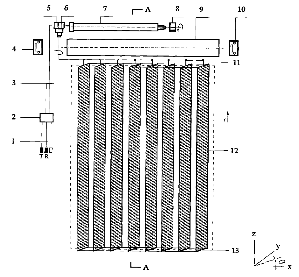 Invisible intelligent full-automatic outer sun-shading system