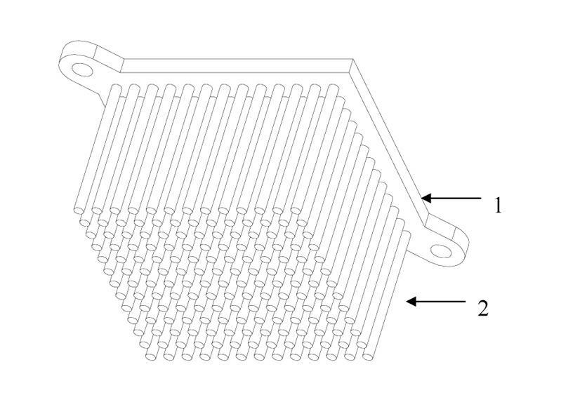 Method for preparing copper radiating fins of gradient structures by means of injection forming