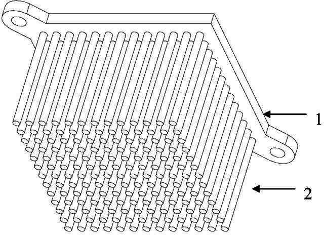 Method for preparing copper radiating fins of gradient structures by means of injection forming