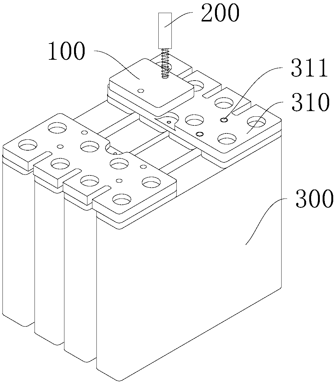 Tapping positioning tool, tapping suit and using method of tapping suit