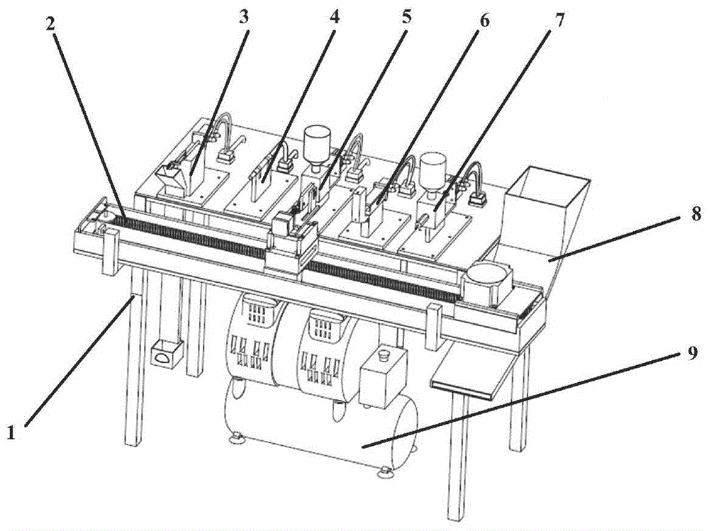 Selling device capable of adding ink into fountain pen refill and replacing pen point automatically