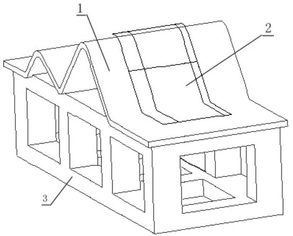 Composite material precision molding tool for airplane and precision molding manufacturing method