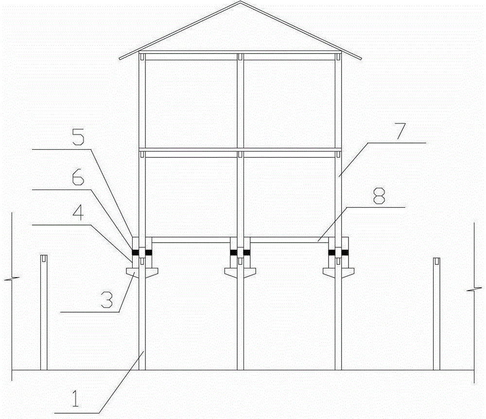 Method for development and utilization of underground space by building moving