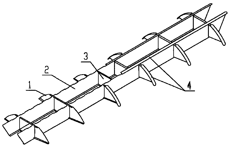 Wave-preventing device of railway liquid tank car