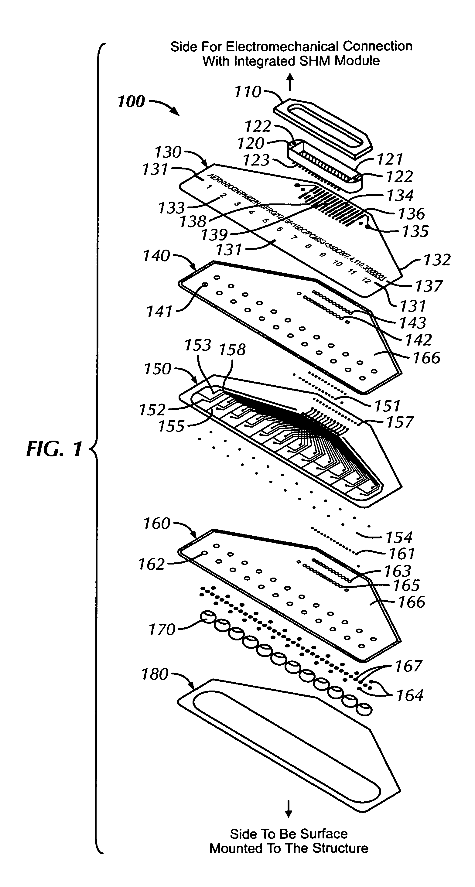 Integrated phased array transducer, system and methodology for structural health monitoring of aerospace structures