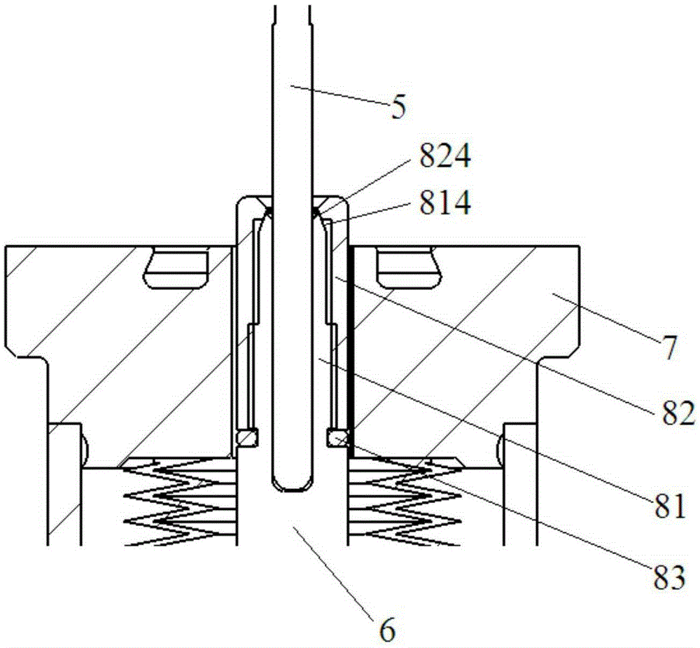 A centre mechanism and a semiconductor processing device