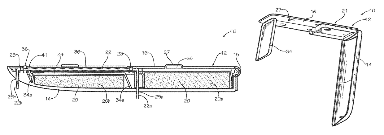 Stove top fire extinguishing device