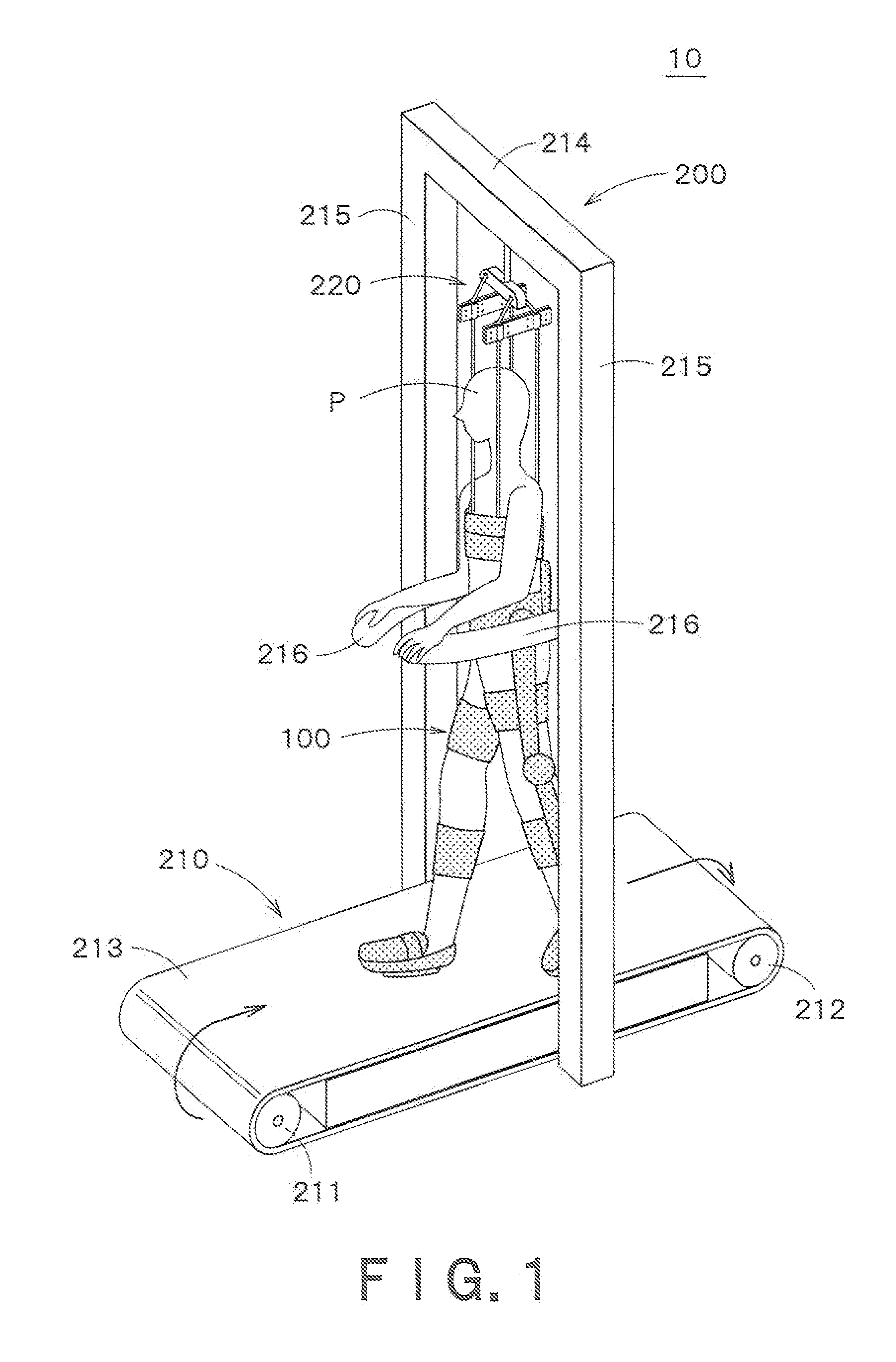 Gait training device and gait training system