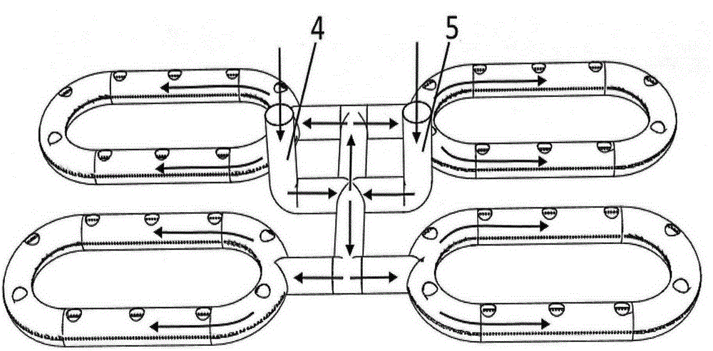 Oval ring unit aeration system