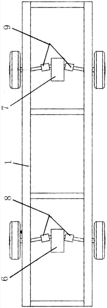 Dual-power-driving vehicle chassis assembly with front independent suspension and rear independent suspension