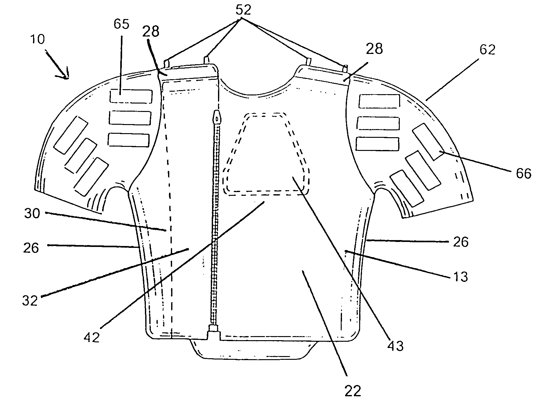 Protective body vest