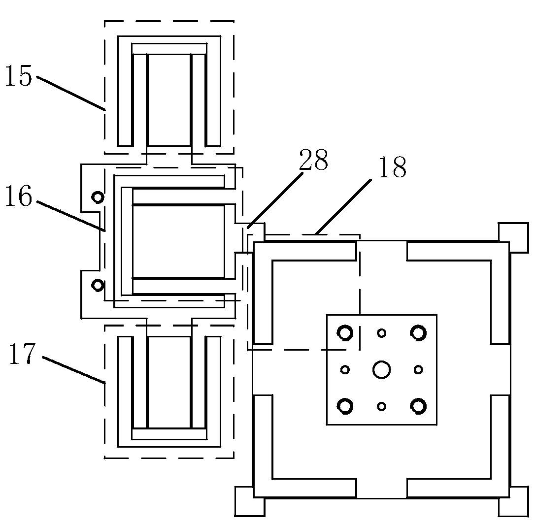 Plane three-degree-of-freedom precision positioning platform, and using method and control method thereof