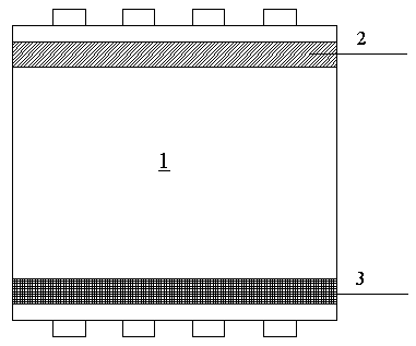 Manufacturing method for black silicon double-face cell