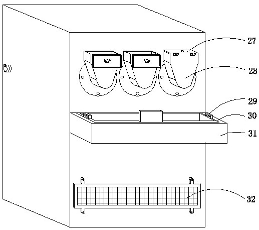 Coating mixing device for interior decoration engineering