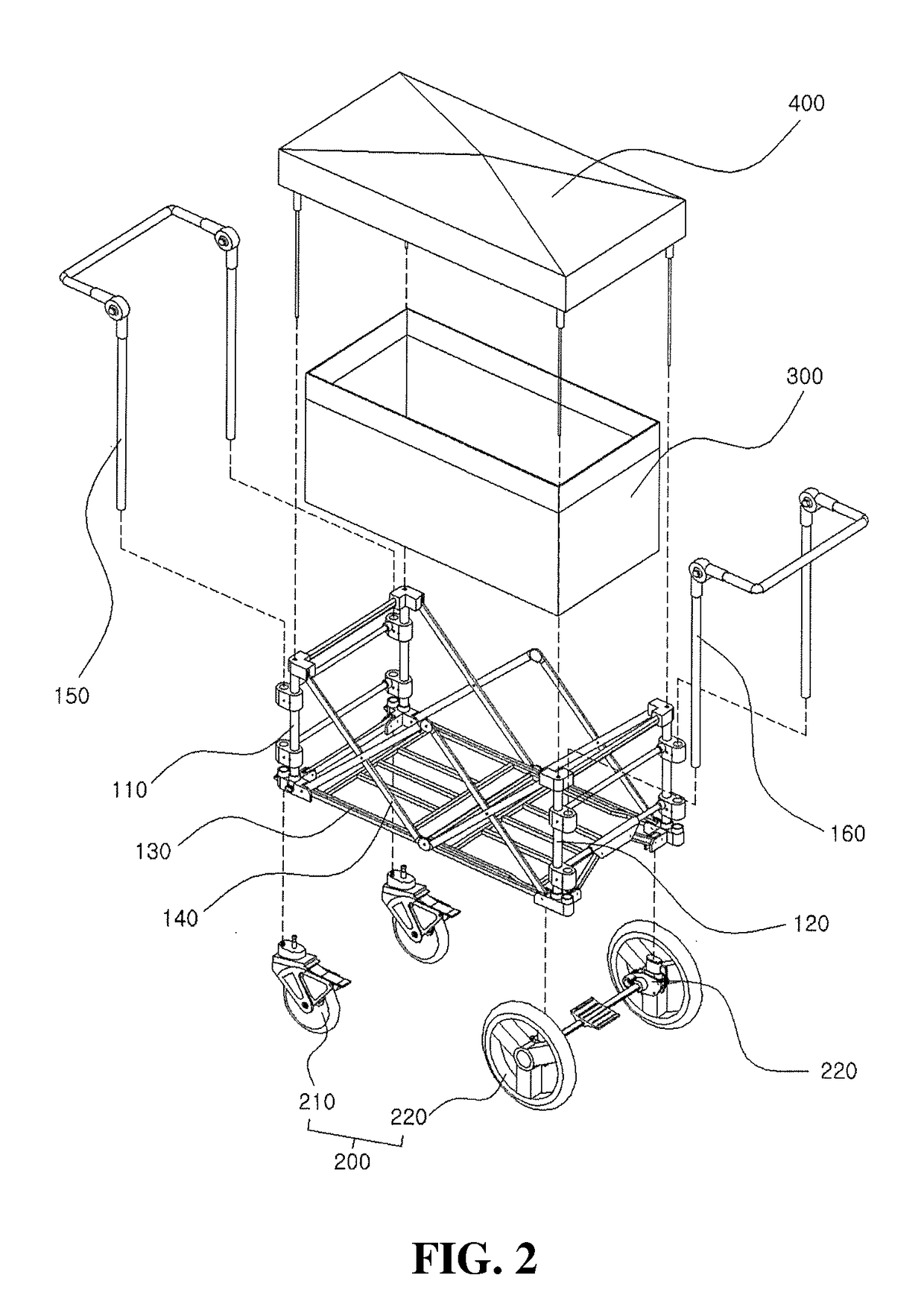 Infant wagon having improved convenience of use